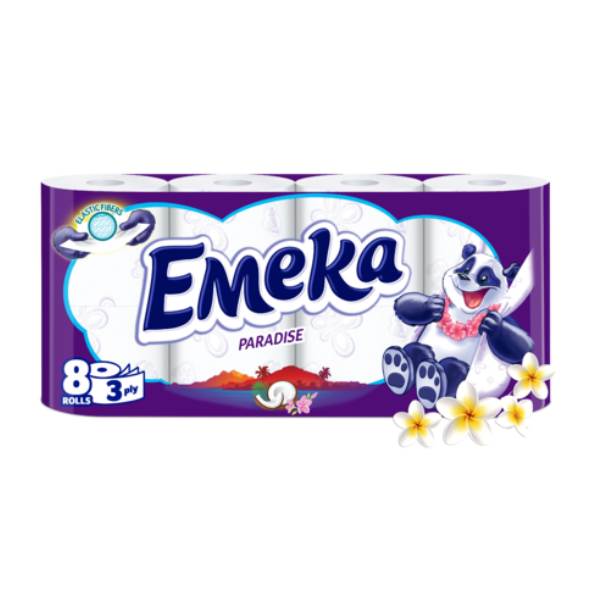 Тоалетна хартия Емека Paradise 8бр