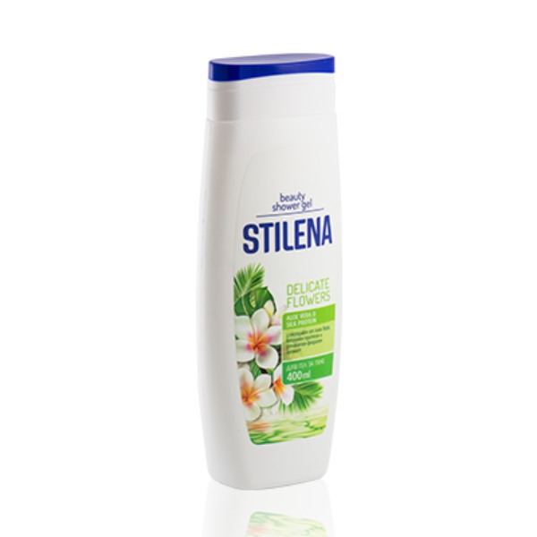 Душ гел Stilena Delicate Flowers екстракт от Алое Вера и копринен протеин