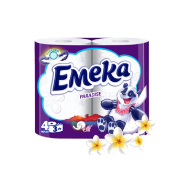Тоалетна хартия Емека Paradise 4бр