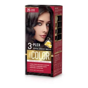 Боя за коса AROMA Color 3-Plex 26 Тъмно Кафяв