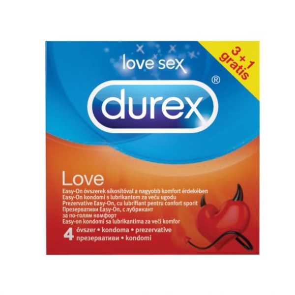 Презервативи Durex Love 4бр