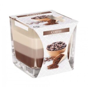 Ароматна свещ в квадратна чаша Coffee